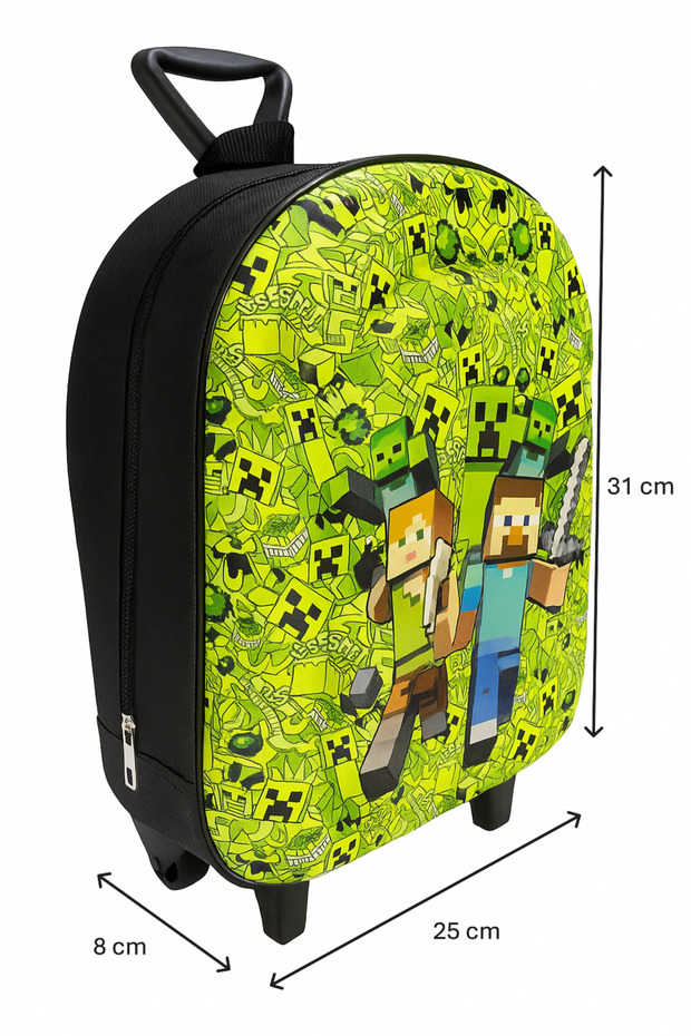 حقيبة ظهر رياض الأطفال للرجال مع عجلات - 2