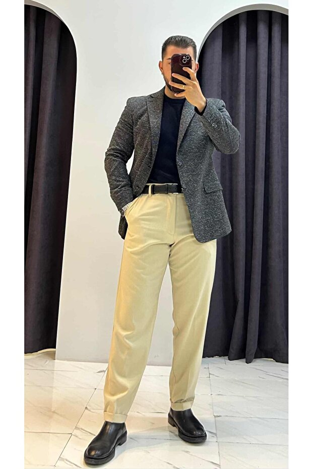 Regular Fit Blazer Ceket - 6