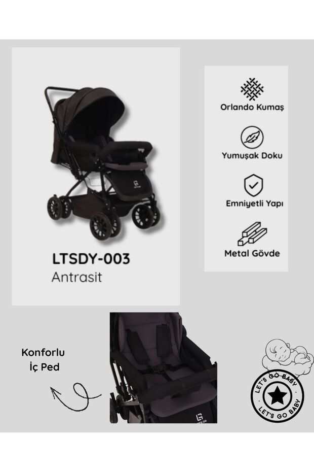 ÇİFT YÖNLÜ DYNAMİC BEBEK ARABASI - 3