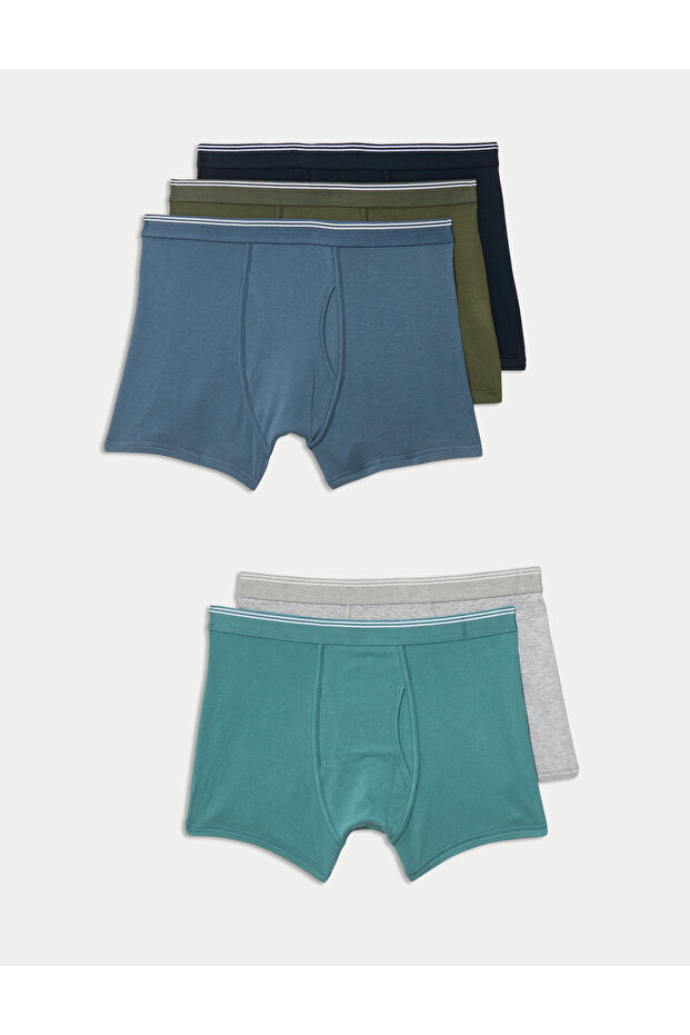 5'li Pamuklu Cool & Fresh™ Boxer - 1