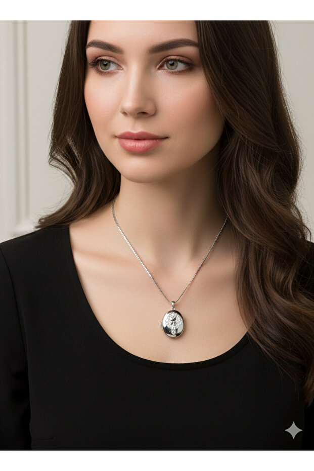 Bessence Far City Alya Necklace Phoenix Bird - Openable, with Zircon Stone-Stainless