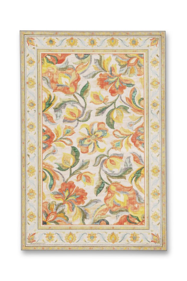 Mosso Floral Pattern Woven Base Modern Decorative Carpet Sdt207
