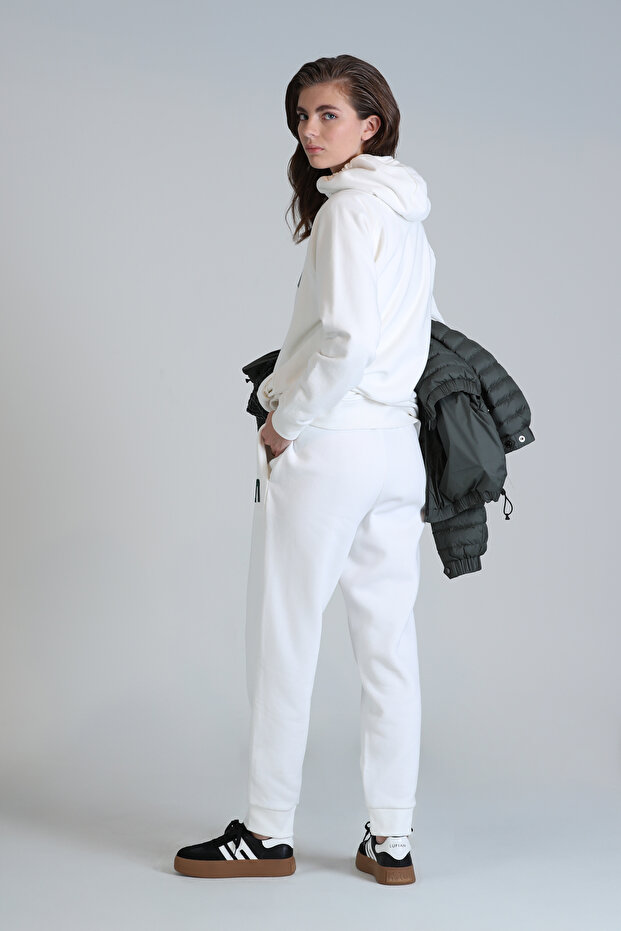 Nıce Örme Kadın Eşofman Altı Kırık Beyaz - 6