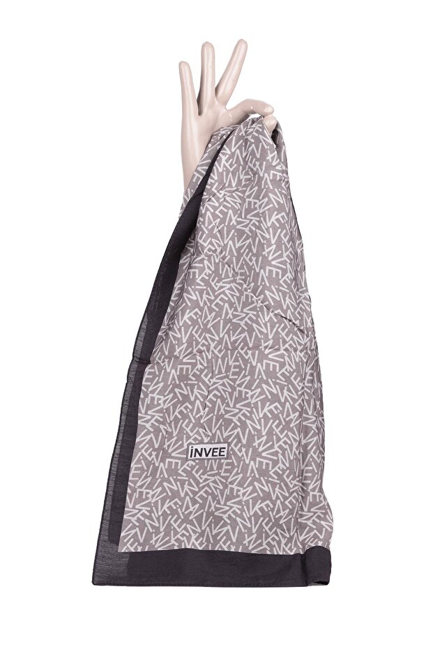 Aura Şal SİYAH-GRİ - 1