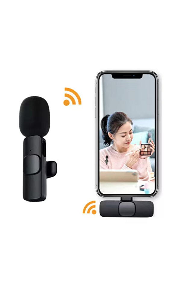 Microfon wireless K8 tip lavaliera conector USB tip C - 6