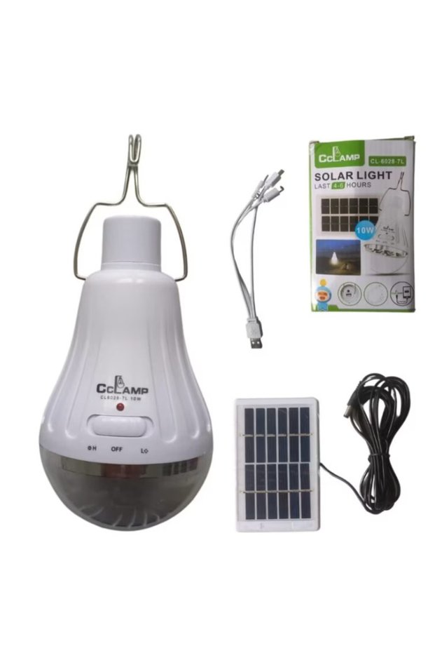 CL 6028 MAX solar panel with rechargeable bulb