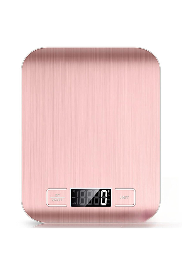 10Kg Pink 10kg Kitchen Scale,Digital Kitchen Scale with Tare Function, Electronic Coffee Brewing Sca