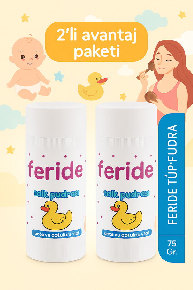 Bebek Pudrası 2x75 gr - 1