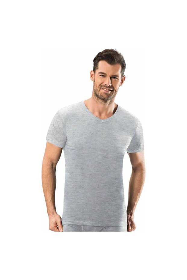 Men's V-Neck Undershirt 3-Pack-112 - 2