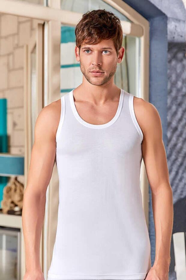 1035 Men's Summer Combed Cotton Modal Undershirt