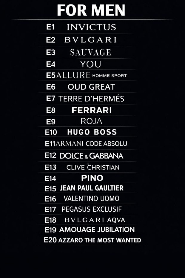 E3 – Erkek Parfüm EDP | Ferah ve Etkileyici Erkek Kokusu - 3