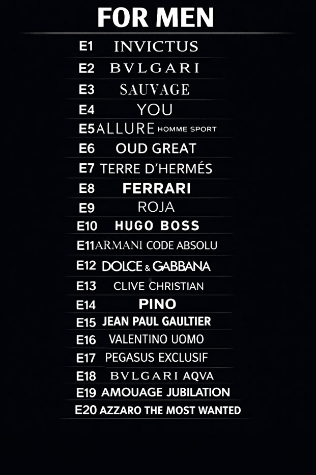 E10 – Erkek Parfüm EDP | Günlük Kullanıma Uygun, Ferah - 3