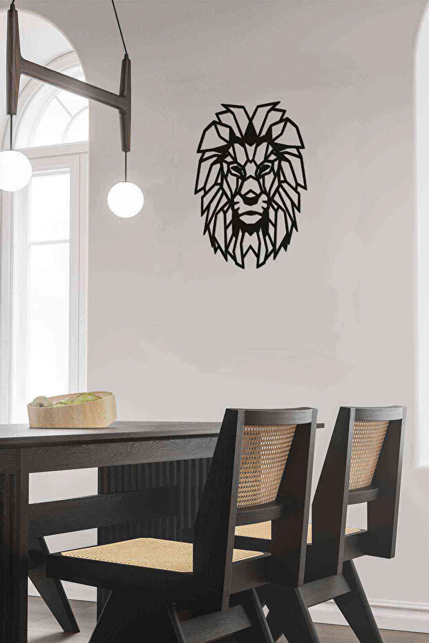 Aslan Figürlü 3d Mdf Tablo - 4