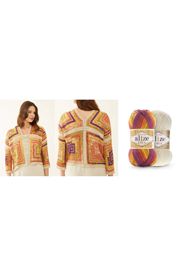 Diva Mercerized Candy White - Thin String Summer Bikini Bustier 1055 - 6