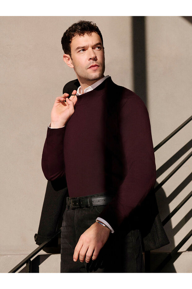 Cey New Season Half Turtleneck Long Sleeve Men's Knitwear Sweater