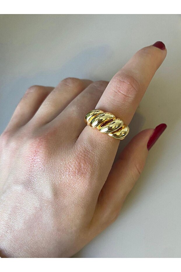 Burgu Model Vintage Adjustable Ring - 1