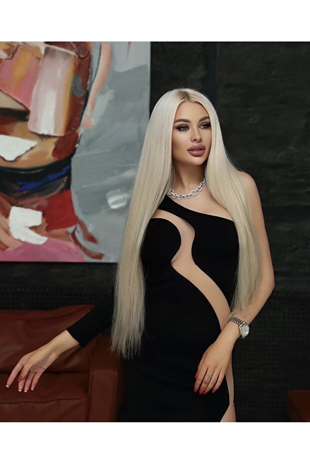 TÜL DETAY ELBİSE - 5