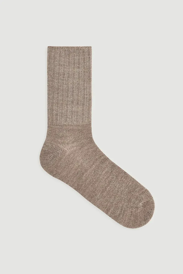 Wool Socks - Mink - 1