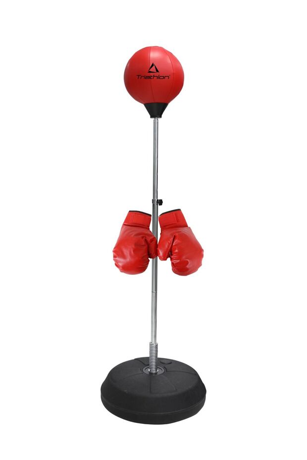 T-146 Boks Standı / Punching Ball Seti (Eldiven + Pompa) / 120 - 150 cm Kademeli Yükseklik Ayarı - 5