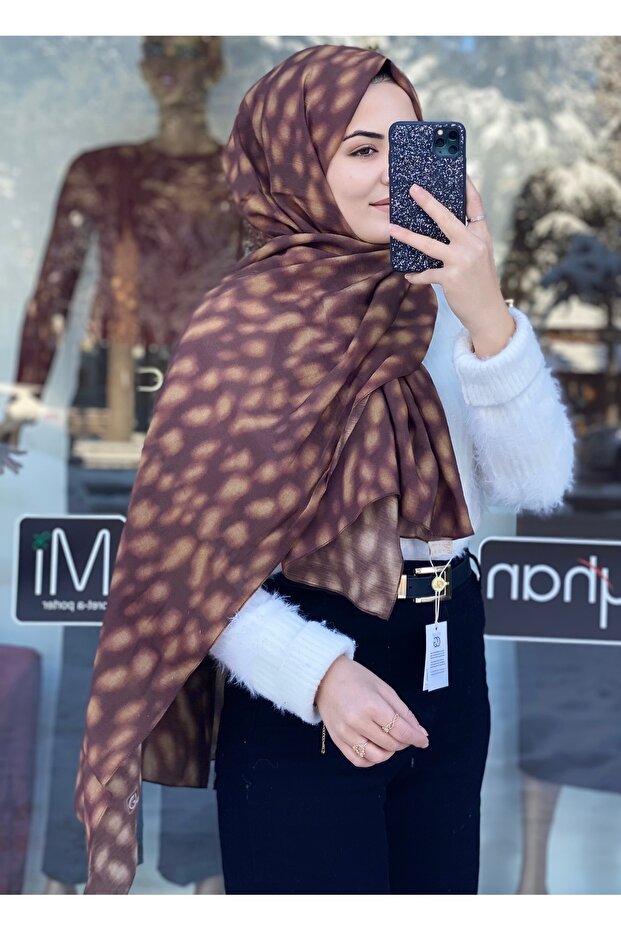 Ceylan desen bambi şal