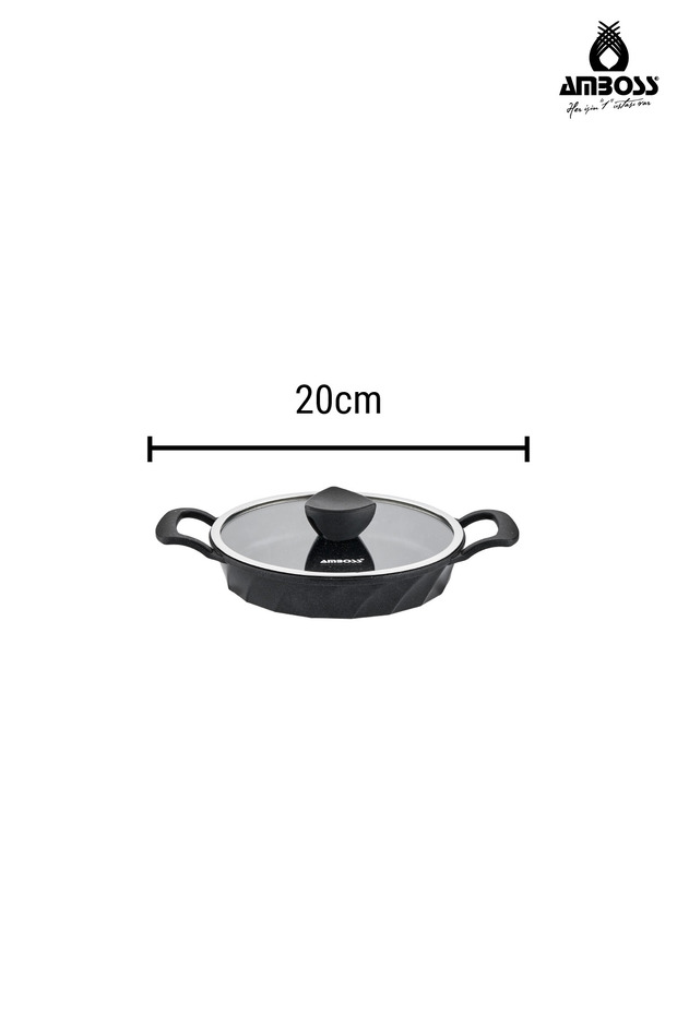 Kuvars 8 Parça Döküm Tencere Tava Sahan Seti - 4