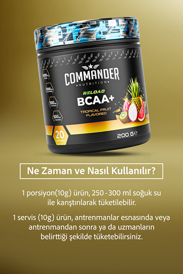 Reload BCAA+ 200g (20 Servis) - 6