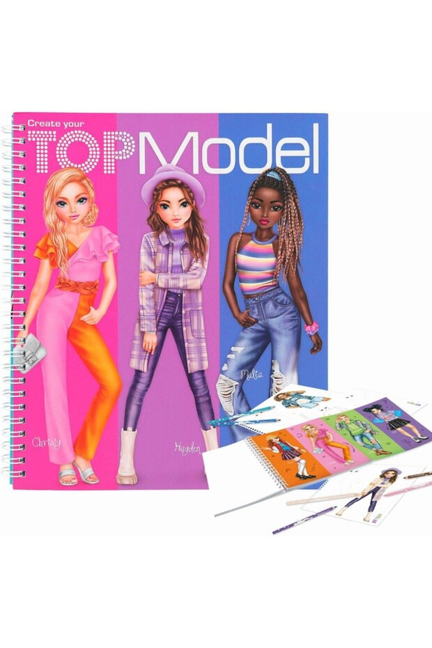 Create Your Topmodel Colouring 0412447_A - 1
