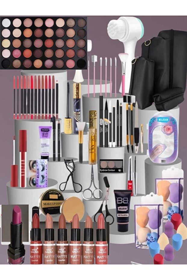 Mega 70 Parça Makyaj Seti - Orta Ton - 1