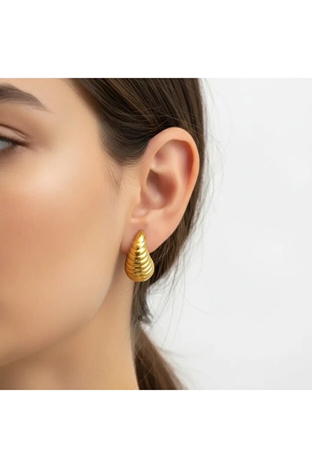 Steel Jeweler Model Bombé Earrings