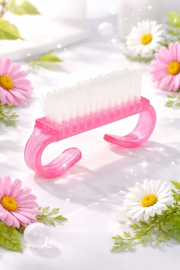 فرشاة تنظيف الأظافر الصغيرة لإزالة غبار الأظافر - 2