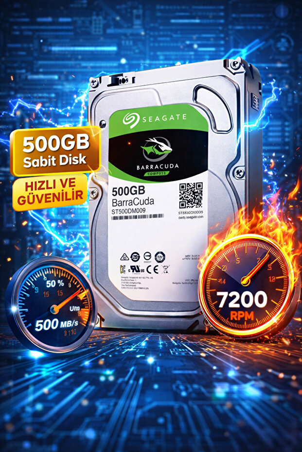 SEAGETE 500 GB 3.5" 7200 RPM 32 MB SATA 3 NCQ HDD