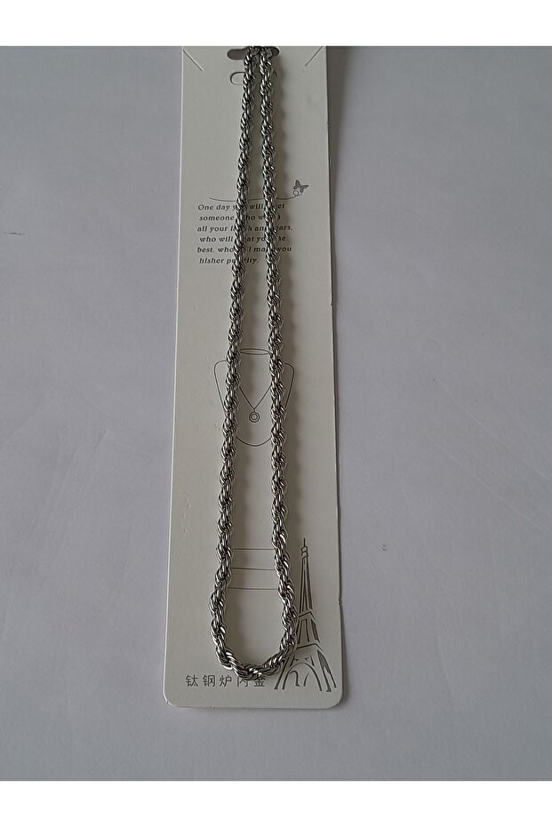 Kadın Çelik Kolye - 5