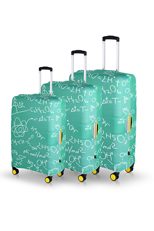 Saraciye Luggage Cover Suitcase - Set of 3 (MATH)
