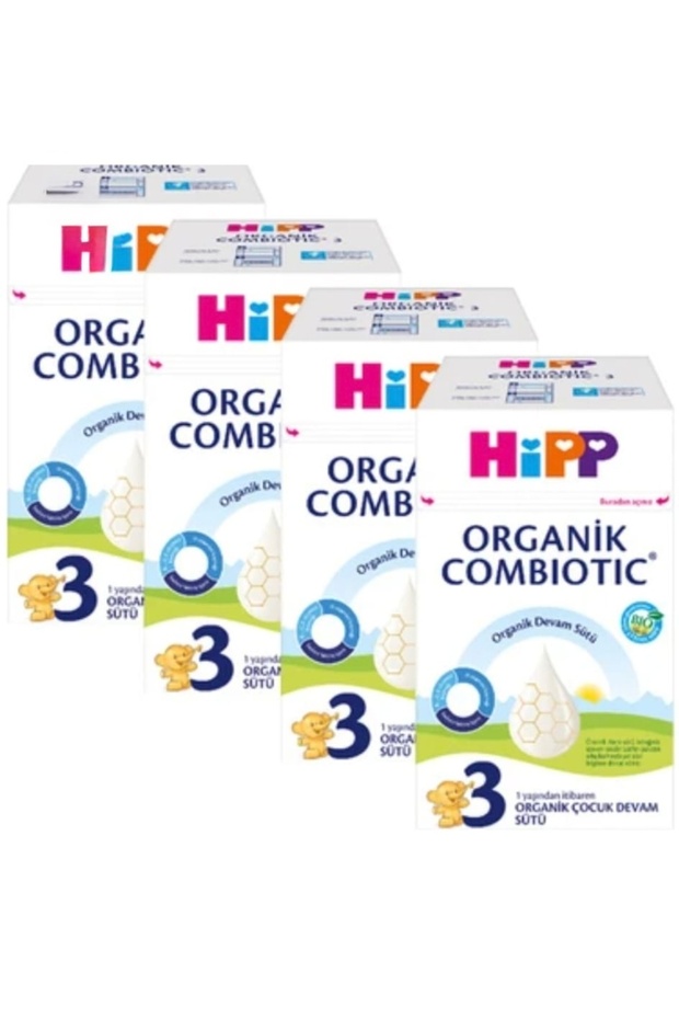 3 Organik Combiotic Devam Sütü 600 gr ( 4 Lü ) - 1