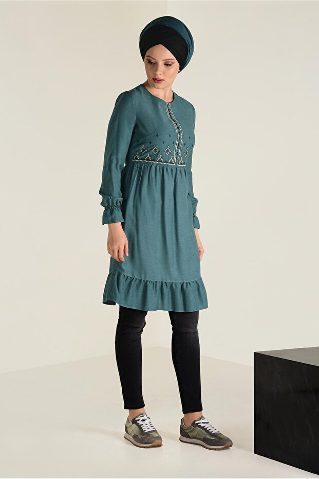 سترة مطرزة بأزرار - 4665 - 3