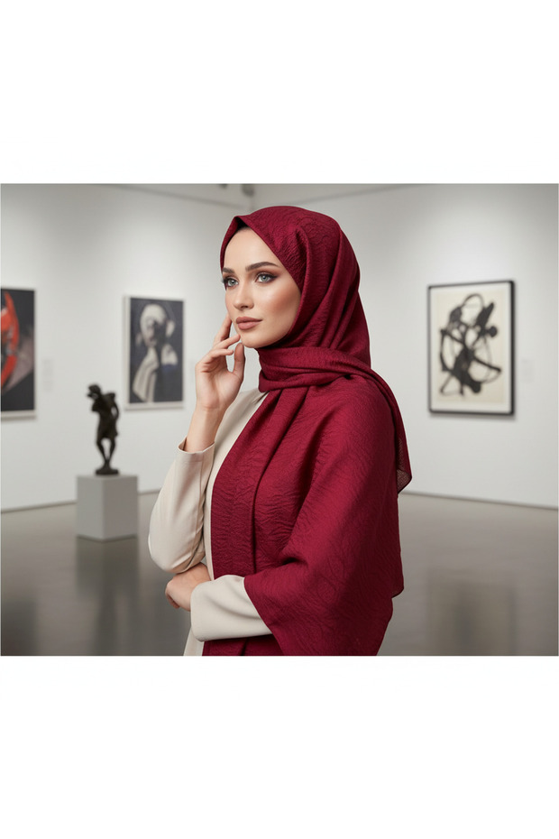 Fashion Cashmere Sapphire Women's Scarf 1