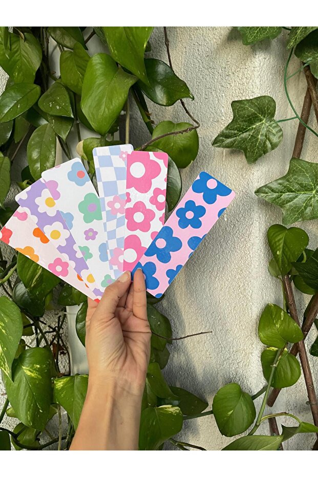 Bookmarks Colorful Pattern Themed Set of 6