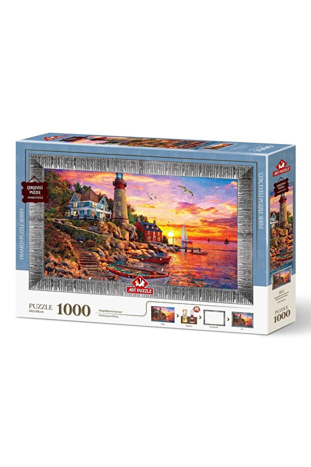 Gorgeous Saddle 1000 Piece Framed Puzzle