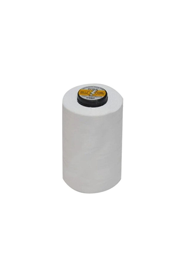 White Sewing Thread Bora 120 No 5000 Meters