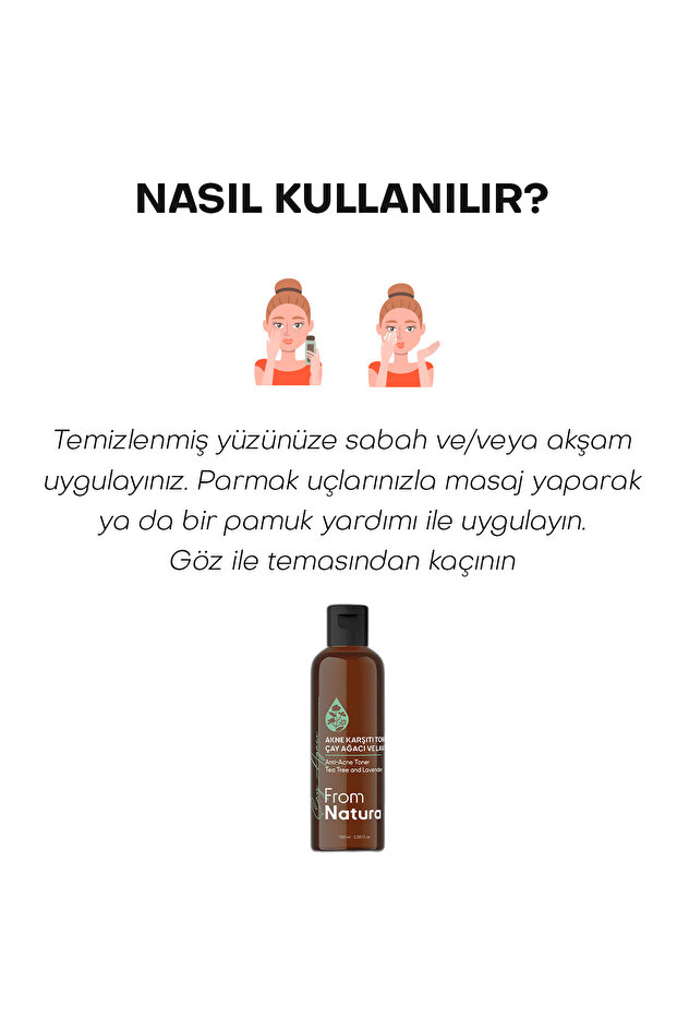Çay Ağacı ve Lavanta Akne ve Siyah Nokta Karşıtı Tonik 100 ml - 4