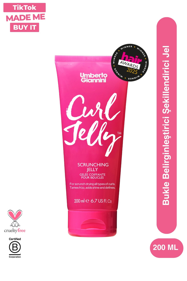 Umberto Giannini Curl Jelly Scrunching Jelly Bukle Jekillendirici Vegan Saç Jölesi 200ml
