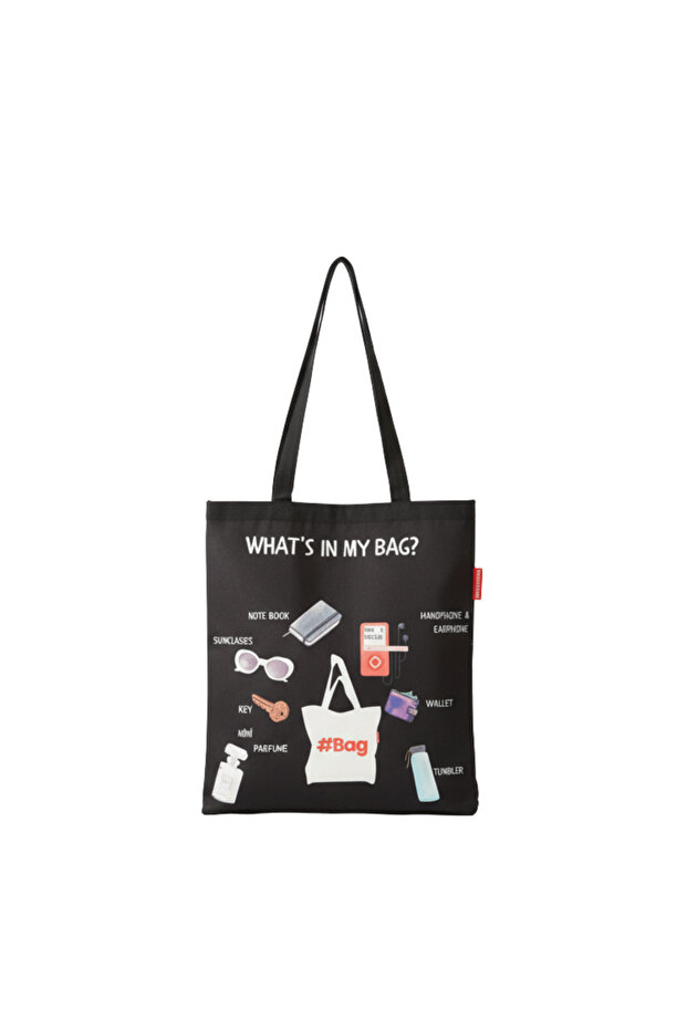 What is in My Bag Printed Cloth Bag