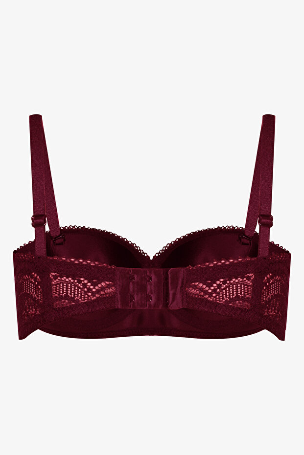 Women's Padded Lace Strapless Bra