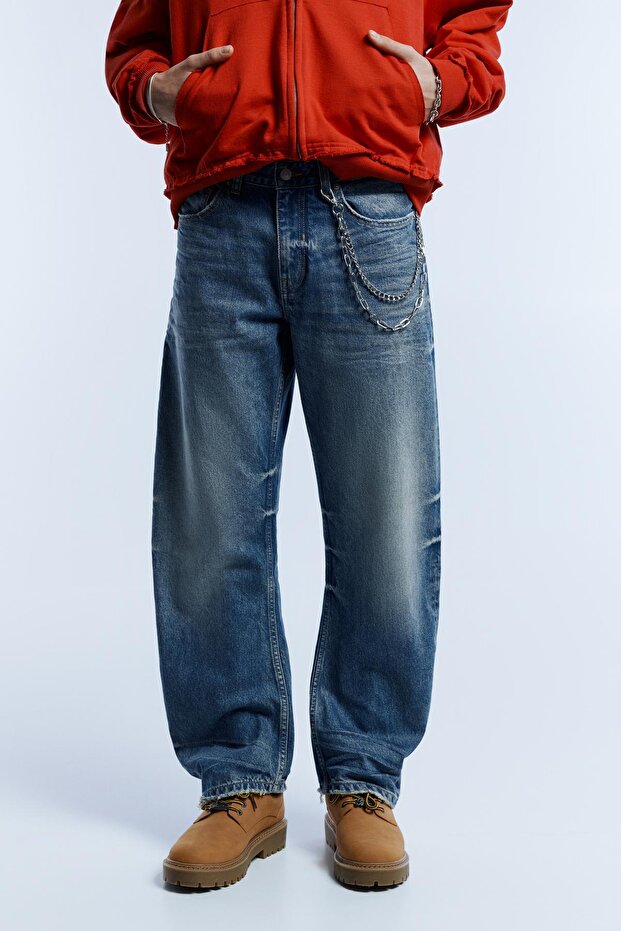 Düşük bel baggy jean - 2