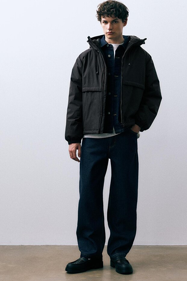 Kapüşonlu şişme ceket - 4