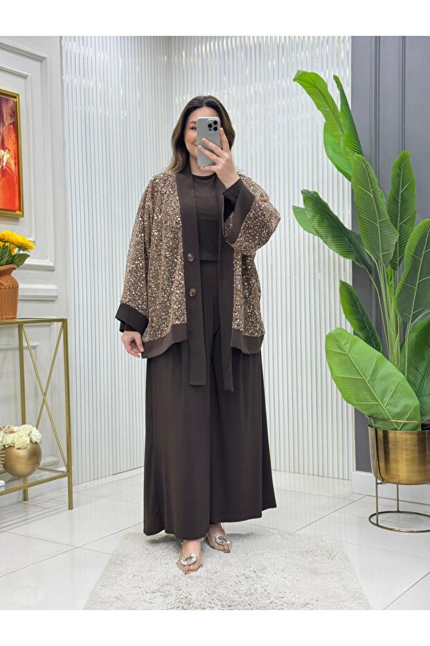 Pullu Üçlü Takım Sandy - 3