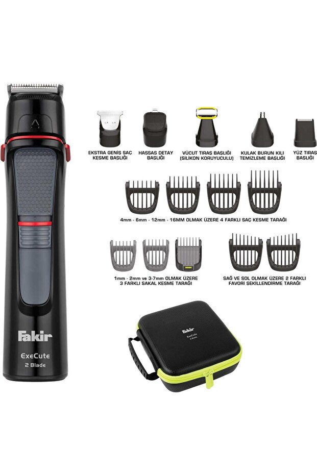 Execute 2 Blade Bakım Kiti Siyah - 1