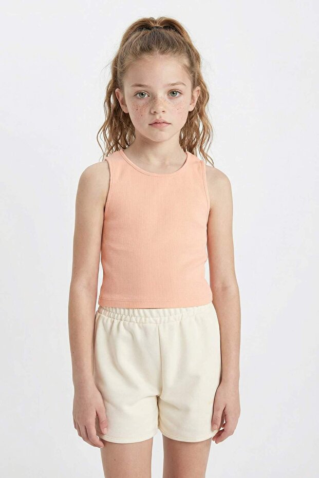 قميص بدون أكمام بيسك بيك كولور للفتيات D0877A824HS - 3