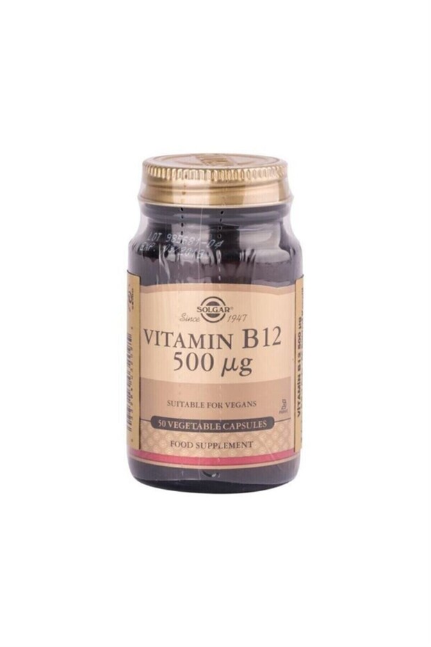 Vitamin B12 500 Mcg 50 Capsules