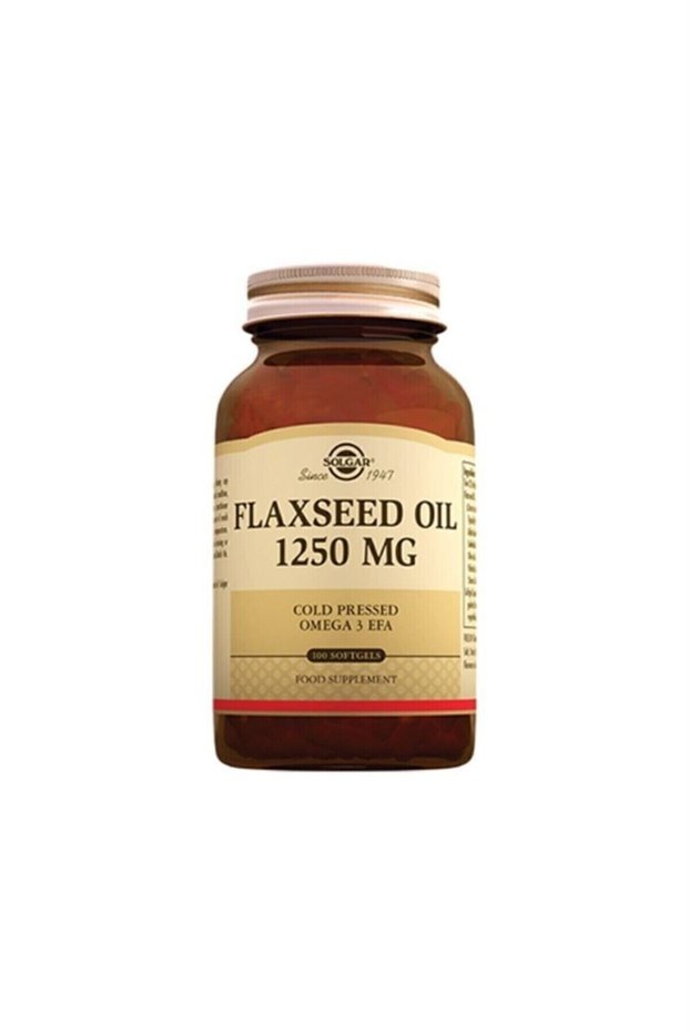 Flaxseed Oil 1250 Mg 100 Capsules